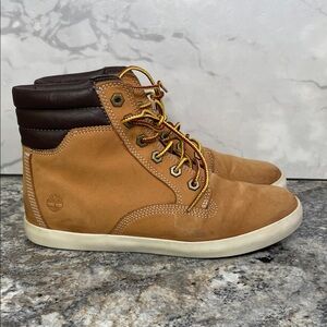 Timberland Women's Boots Size 8.5 Dausette Wheat Nubuck Lace Up Sneaker